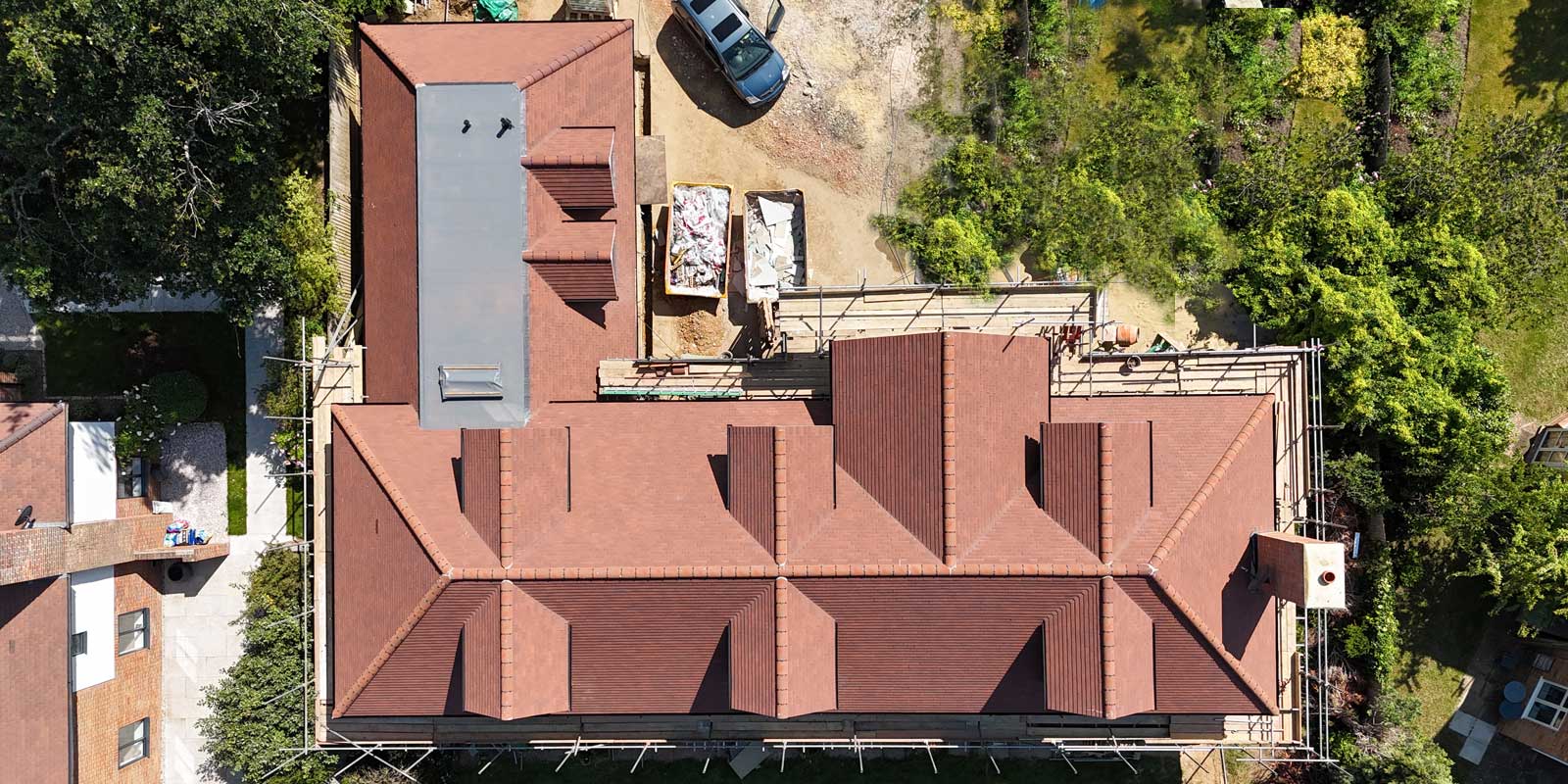 We are just as at home working with smaller contractors